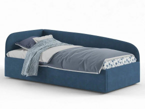 Кровать мягкая Денди на щитах синяя в Златоусте - zlatoust.mebel74.com | фото