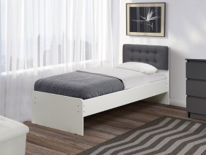 Кровать одинарная №6 800х1900 с мягкой спинкой в Златоусте - zlatoust.mebel74.com | фото 1