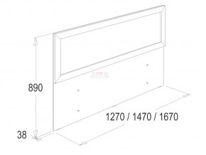 Кровать Ольга 14 1400 в Златоусте - zlatoust.mebel74.com | фото 3