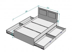 Кровать Ольга L37 ширина 1200 в Златоусте - zlatoust.mebel74.com | фото 3