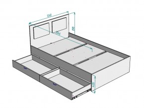 Кровать Ольга L46 ширина 1200 в Златоусте - zlatoust.mebel74.com | фото 3