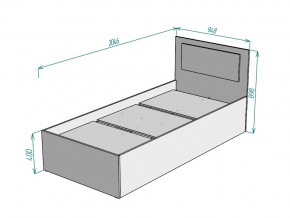 Кровать Ольга L53 ширина 900 в Златоусте - zlatoust.mebel74.com | фото 3