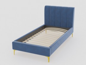 Кровать Рошаль 900 синий в Златоусте - zlatoust.mebel74.com | фото