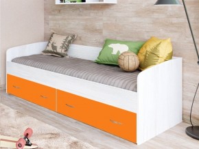 Кровать с выкатными ящиками Винтерберг, оранжевый в Златоусте - zlatoust.mebel74.com | фото
