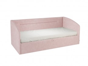 Кровать софа Альба 900 велюр нежно-розовый в Златоусте - zlatoust.mebel74.com | фото