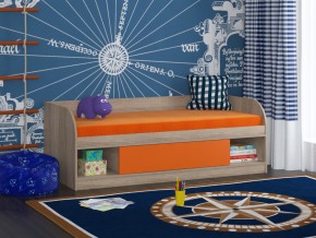 Кровать Соня 4 сонома-оранжевый в Златоусте - zlatoust.mebel74.com | фото