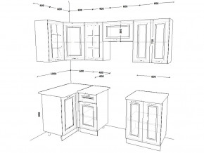 Кухонный гарнитур 10 Белый Вегас 1000х2200 мм в Златоусте - zlatoust.mebel74.com | фото 2