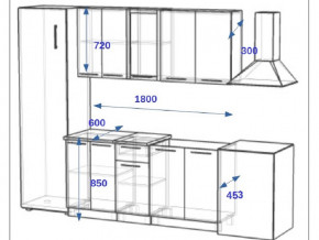 Кухонный гарнитур 10Р РоялВуд 1800 мм в Златоусте - zlatoust.mebel74.com | фото 2