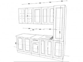 Кухонный гарнитур 12 Белый Вегас 2200 мм в Златоусте - zlatoust.mebel74.com | фото 2