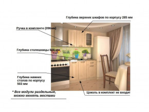 Кухонный гарнитур 2 Грецкий орех 1000 в Златоусте - zlatoust.mebel74.com | фото 2