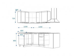 Кухонный гарнитур 3Р РоялВуд 1200*1400 мм в Златоусте - zlatoust.mebel74.com | фото 2