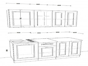 Кухонный гарнитур 7 Белый Вегас 1500 мм в Златоусте - zlatoust.mebel74.com | фото 2