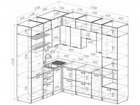 Кухонный гарнитур Антика гранд прайм 2100х2700 мм в Златоусте - zlatoust.mebel74.com | фото 7