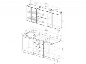 Кухонный гарнитур Антика макси 2 1800 мм в Златоусте - zlatoust.mebel74.com | фото 6