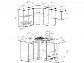 Кухонный гарнитур Антика мега прайм 1200х1600 мм в Златоусте - zlatoust.mebel74.com | фото 6