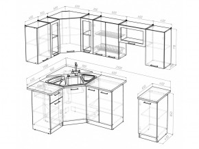 Кухонный гарнитур Арина оптима 1300х2500 мм в Златоусте - zlatoust.mebel74.com | фото 6