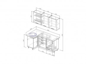 Кухонный гарнитур Крафт 1800х1000 в Златоусте - zlatoust.mebel74.com | фото 2