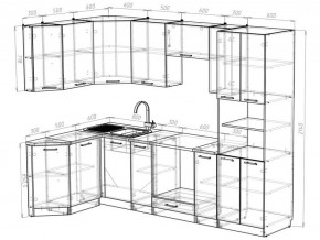 Кухонный гарнитур Лоретта гранд прайм 2600х1400 мм в Златоусте - zlatoust.mebel74.com | фото 4