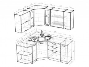 Кухонный гарнитур Лоретта оптима 1500х1800 мм в Златоусте - zlatoust.mebel74.com | фото 6