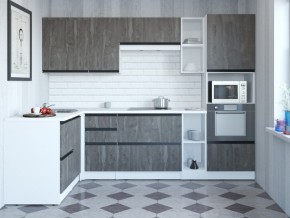 Кухонный гарнитур Ноктюрн мега прайм 1500х2700 мм в Златоусте - zlatoust.mebel74.com | фото