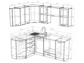 Кухонный гарнитур Симона мега прайм 2000х1500 мм в Златоусте - zlatoust.mebel74.com | фото 5