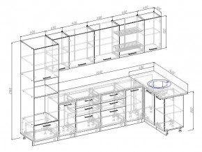 Кухонный гарнитур Вегас 3200х1400 в Златоусте - zlatoust.mebel74.com | фото 3