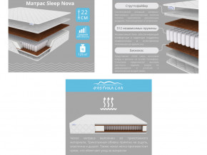 Матрас Sleep Nova шириной 1600 мм в Златоусте - zlatoust.mebel74.com | фото 2