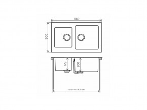 Мойка комбинированная Tolero twist TTS-840 Сафари 102 в Златоусте - zlatoust.mebel74.com | фото 2