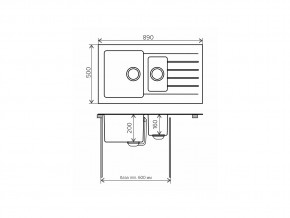 Мойка комбинированная Tolero twist TTS-890 Сафари 102 в Златоусте - zlatoust.mebel74.com | фото 2