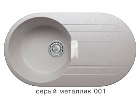 Мойка кварцевая Tolero Loft TL-780 Серый металлик 001 в Златоусте - zlatoust.mebel74.com | фото