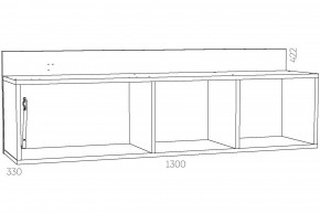 Полка Оливия НМ 011.38-01 Х в Златоусте - zlatoust.mebel74.com | фото 3