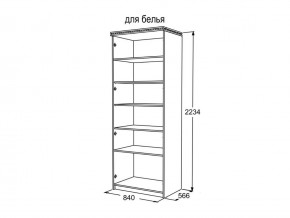 Шкаф 2-х створчатый для белья Ольга 13 в Златоусте - zlatoust.mebel74.com | фото 3