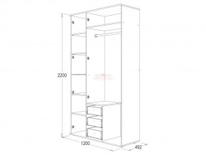 Шкаф 3-х створчатый Ольга 14 в Златоусте - zlatoust.mebel74.com | фото 2