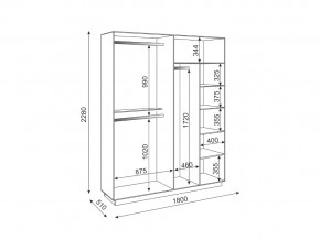 Шкаф четырехдверный с зеркалом М22 Тиффани в Златоусте - zlatoust.mebel74.com | фото 2