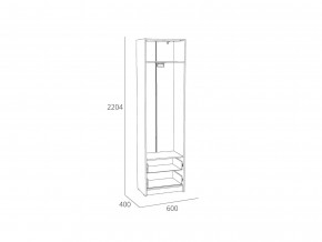 Шкаф для одежды Оттавия НМ 014.66 Белый Фасадный в Златоусте - zlatoust.mebel74.com | фото 2