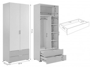 Шкаф двухдверный 120.01 Зефир белый в Златоусте - zlatoust.mebel74.com | фото 2