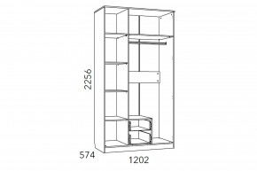 Шкаф комбинированный Фанк НМ 013.08-01 М1 в Златоусте - zlatoust.mebel74.com | фото 3