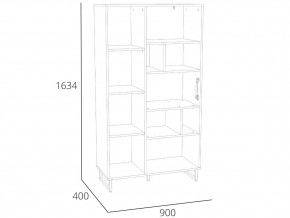 Шкаф комбинированный Фолк НМ 014.58 в Златоусте - zlatoust.mebel74.com | фото 2