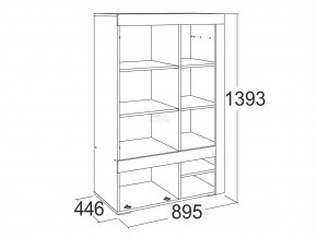 Шкаф комбинированный низкий Ольга 19 в Златоусте - zlatoust.mebel74.com | фото 2