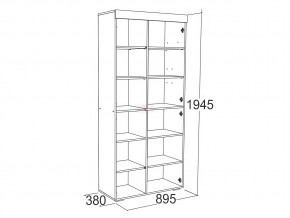 Шкаф комбинированный высокий Ольга 19 в Златоусте - zlatoust.mebel74.com | фото 2