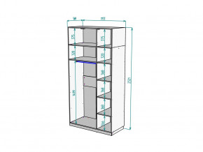 Шкаф Malta light H289 с антресолью HA3 Белый в Златоусте - zlatoust.mebel74.com | фото 2