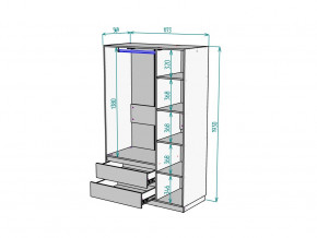 Шкаф Malta light H298 Белый в Златоусте - zlatoust.mebel74.com | фото 2