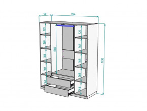 Шкаф Malta light H302 Белый в Златоусте - zlatoust.mebel74.com | фото 2