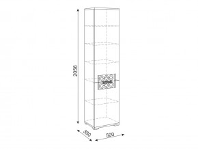 Шкаф пенал М12 Тиффани в Златоусте - zlatoust.mebel74.com | фото 2