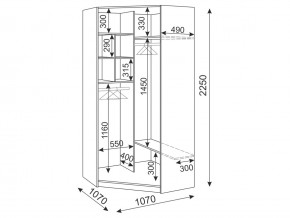 Шкаф угловой М34 Тиффани в Златоусте - zlatoust.mebel74.com | фото 3