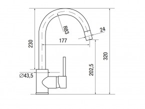 Смеситель Logic LM2101 в Златоусте - zlatoust.mebel74.com | фото 2