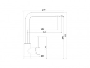 Смеситель Sprint logic LM2196 Stainless Steel в Златоусте - zlatoust.mebel74.com | фото 2