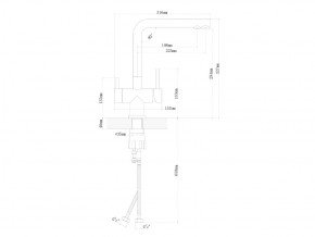 Смесители Florentina Арес Нержавеющая сталь в Златоусте - zlatoust.mebel74.com | фото 2