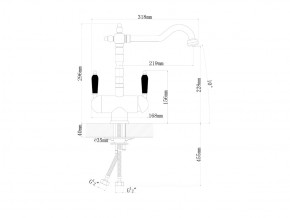 Смесители Florentina Ария графит в Златоусте - zlatoust.mebel74.com | фото 2