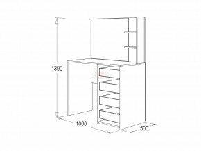 Стол туалетный Фант в Златоусте - zlatoust.mebel74.com | фото 2